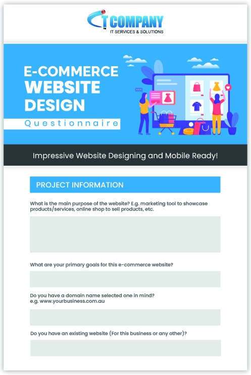 Website Design Questionnaire